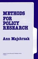 Methods of policy research