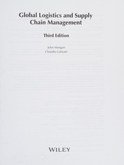 Global logistics and supply chain management