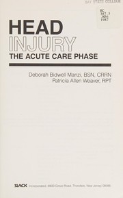 Head Injury the acute care phase