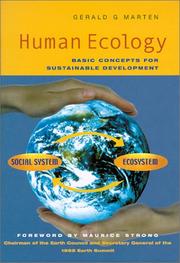 Human ecology basic concepts for suistainable development