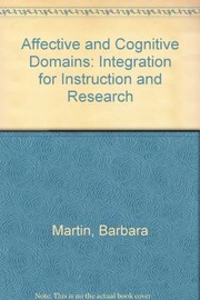 The affective and cognitive domains integration for instruction and research