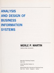 Analysis and design of business information systems