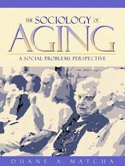 The sociology of aging a social problems perspective
