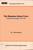 The Myanmar labour force growth and change, 1973-83