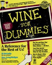 Wine for dummies