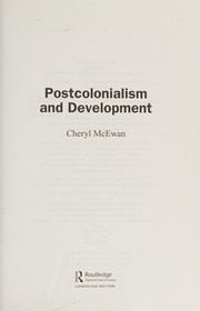 Postcolonialism and development