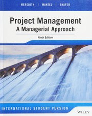 Project management a strategic managerial approach