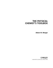 The physical chemist's toolbox