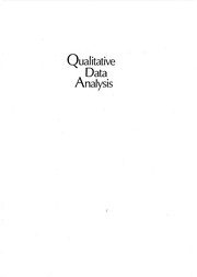 Qualitative data analysis an expanded sourcebook