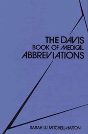 The Davis book of medical abbreviations a deciphering guide