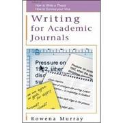 Writing for academic journals