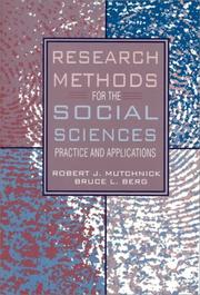 Research methods for the social sciences practice and applications