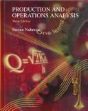 Production and operations analysis