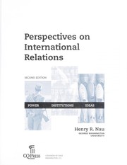 Perspectives on international relations power, institutions, ideas