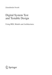 Digital system test and testable design using HDL models and architectures