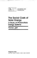 The social costs of solar energy a study of photovoltaic energy systems