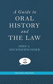 A guide to oral history and the law