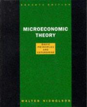 Microeconomic theory basic principles and extensions