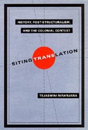 Siting translation history, post-structuralism, and the colonial context