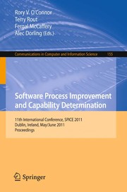 Software process improvement and capability determination 11th International Conference, SPICE 2011, Dublin, Ireland, May 30 - June 1, 2011, Proceedings
