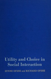 Utility and choice in social interaction