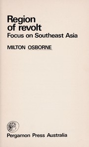 Region of revolt focus on Southeast Asia