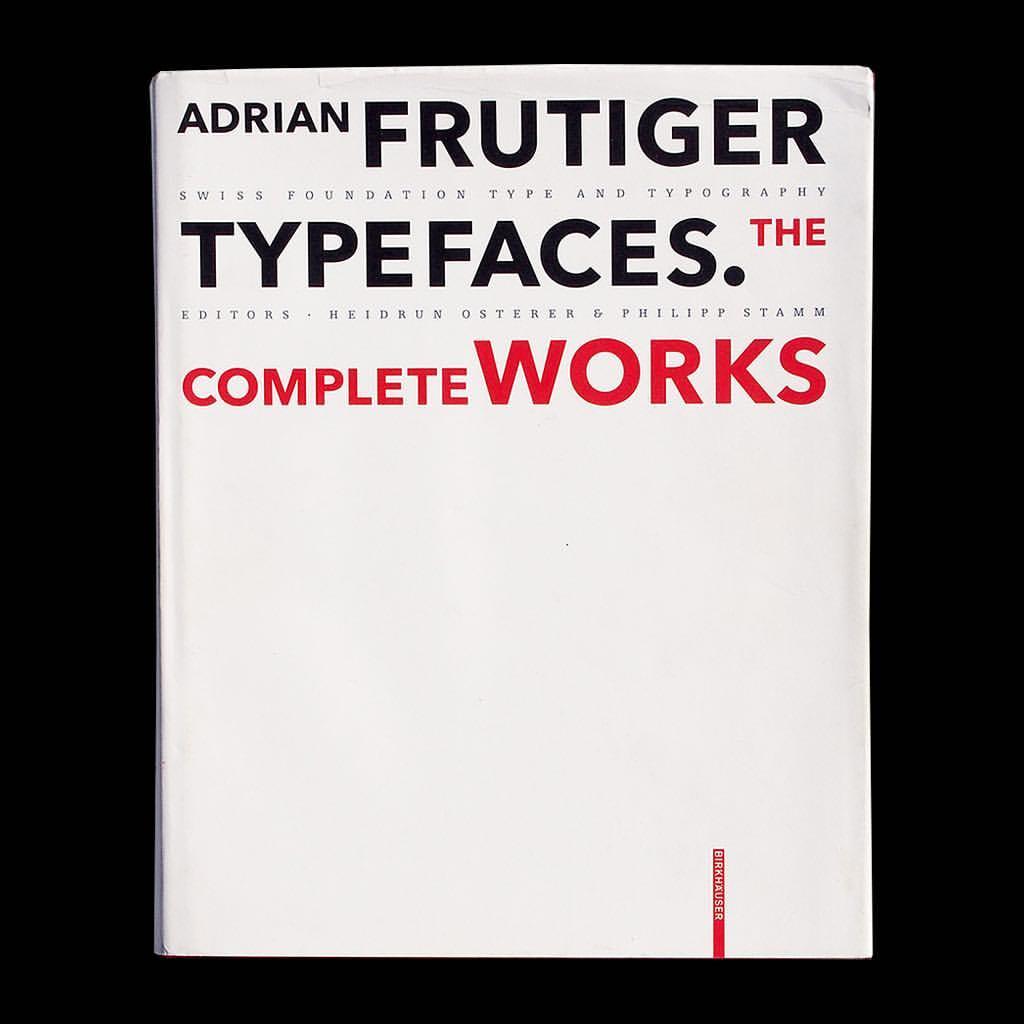 Adrian Frutiger – typefaces complete works