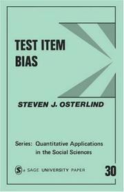 Test item bias