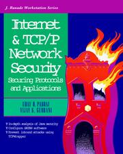 Internet and TCP/IP network security securing protocols and applications
