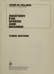 Anatomy for speech and hearing
