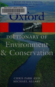 A dictionary of environment and conservation