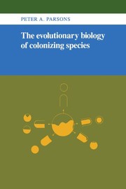 The evolutionary biology of colonizing species