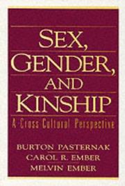 Sex, gender, and kinship a cross-cultural perspective