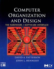 Computer organization and design the hardware/software interface