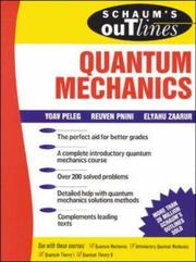 Schaum's outline of theory and problems of quantum mechanics