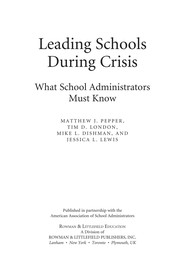 Leading schools during crisis what school administrators must know