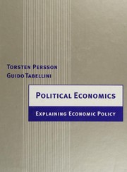 Political economics explaining economic policy