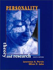 Personality theory and research