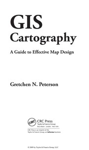 GIS cartography a guide to effective map design