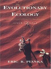 Evolutionary ecology 6th ed.