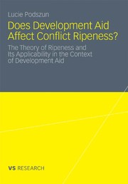 Does development aid affect conflict ripeness? the theory of ripeness and its applicability in the context of development aid