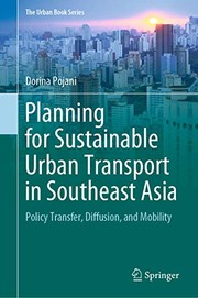 Planning for sustainable urban transport in Southeast Asia.