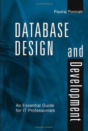 Database design and development an essential guide for IT professionals