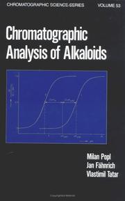 Chromatographic analysis of alkaloids