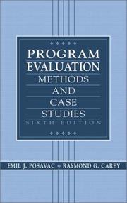 Program evaluation methods and case studies