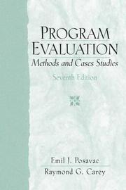 Program evaluation methods and case studies