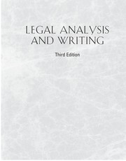 Legal analysis and writing