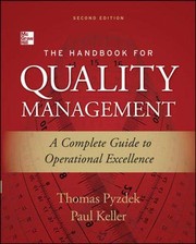 The handbook for quality management a complete guide to operational excellence