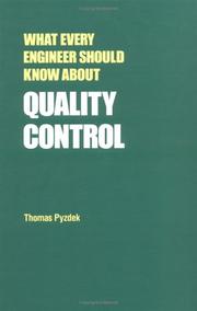 What every engineer should know about quality control