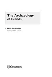 The archaeology of islands